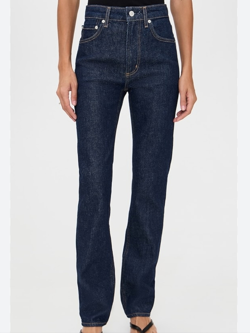 Re/Done Relaxed Long With Full Length inseam Jeans in Dark Indigo Size 26 Long